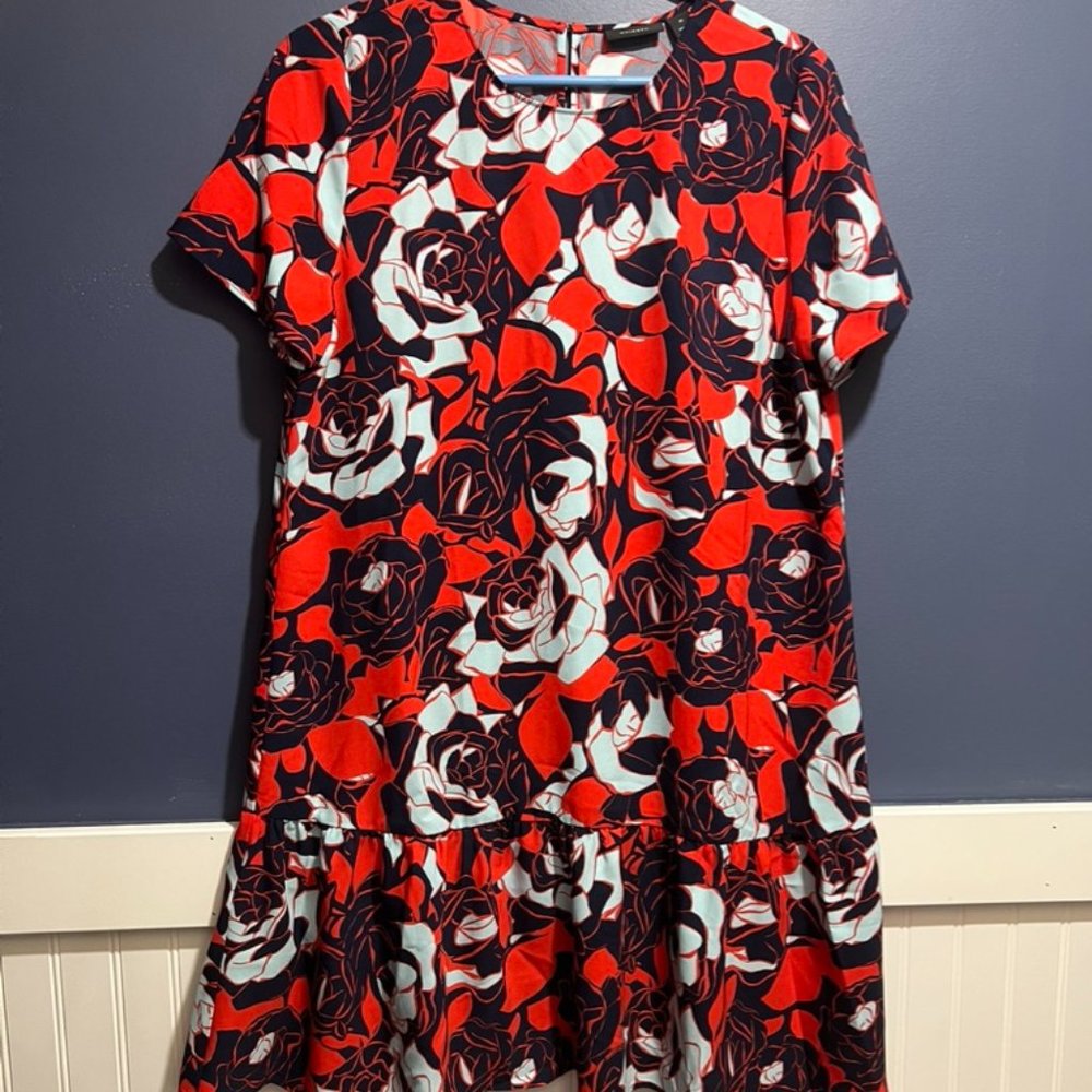 Short Sleeve Shift Dress